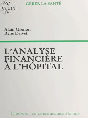 cover image of L'analyse financière à l'hôpital